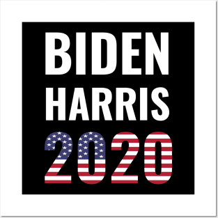 Biden Harris 2020 Election Vote for American President Posters and Art